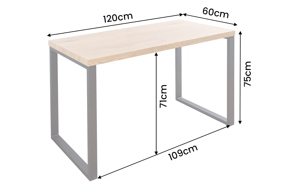 Dimensions de la table