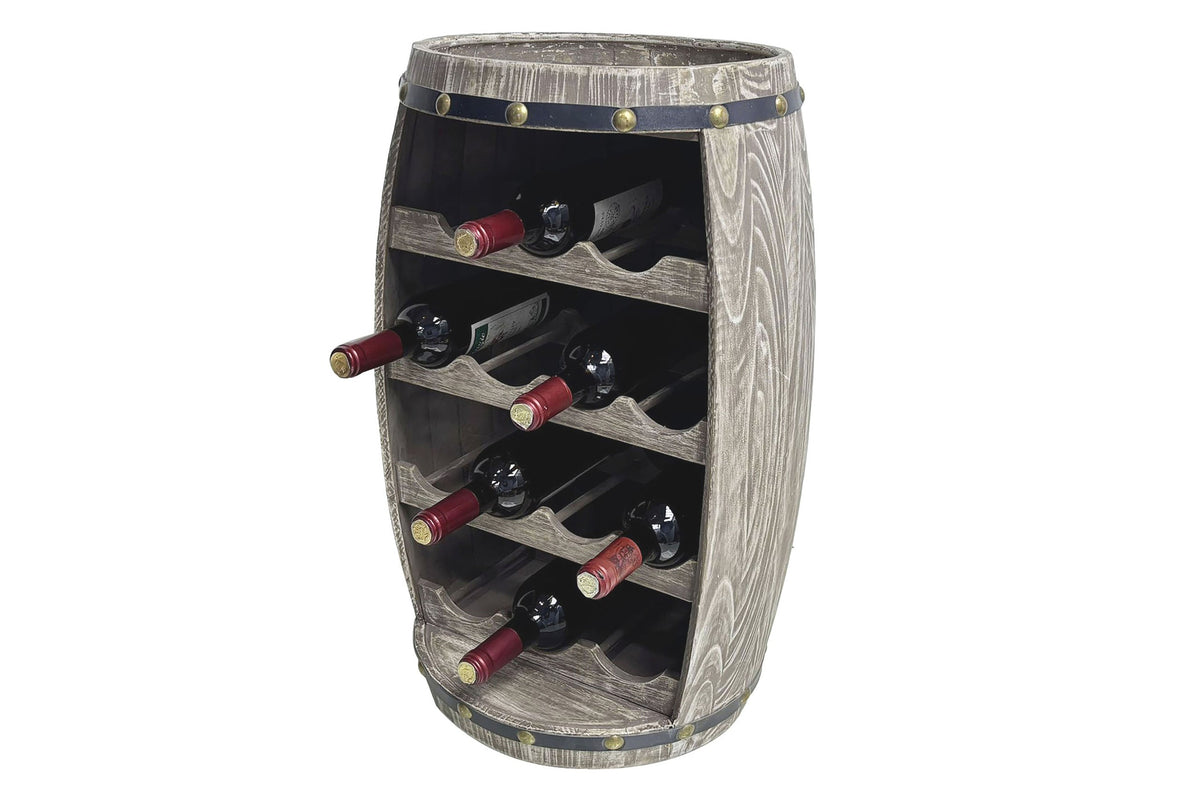 Casier à vin authentique BODEGA 65cm tonneau à vin en pin naturel Shabby Chic
