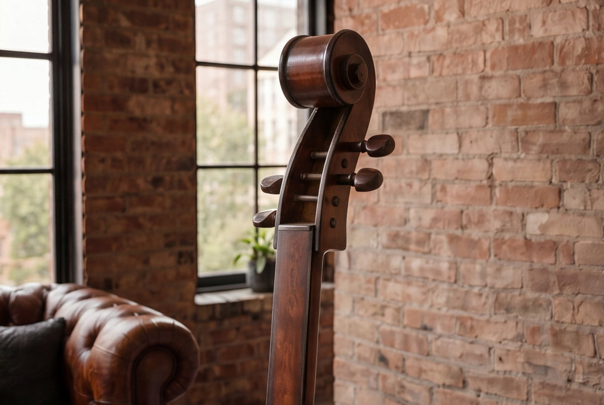 Casier à vin extravagant CELLO 133cm en bois de sapin marron pour 10 bouteilles