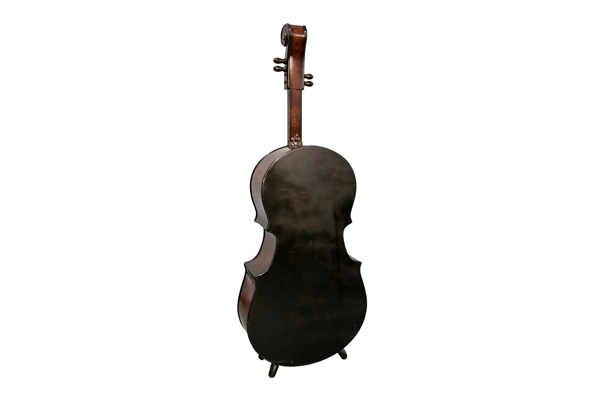 Casier à vin extravagant CELLO 133cm en bois de sapin marron pour 10 bouteilles