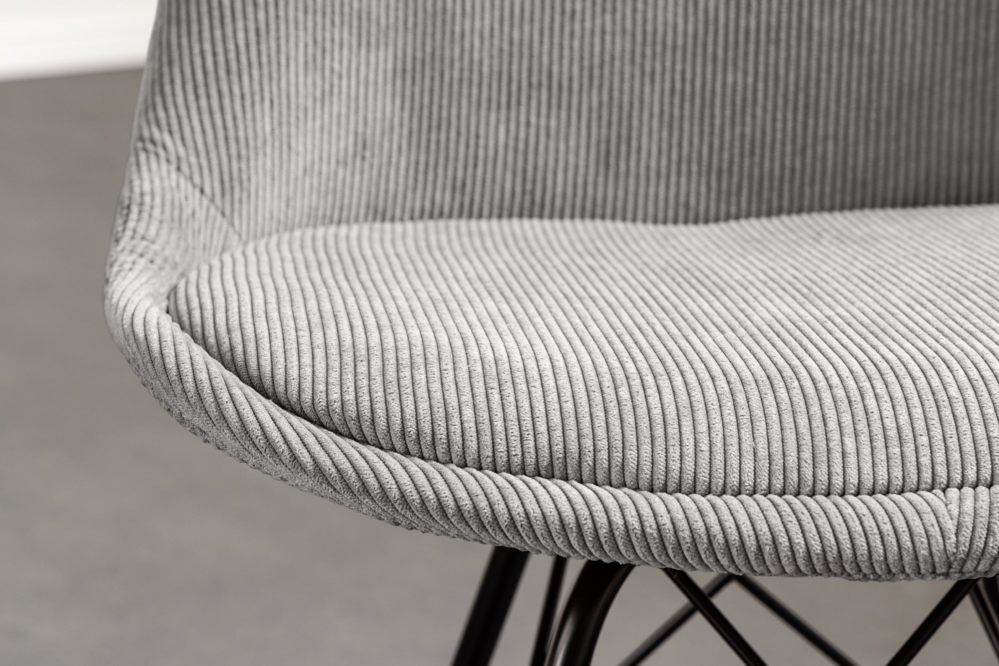 Lote de 2x sillas retro SCANDINAVIA MEISTERSTÜCK, gris