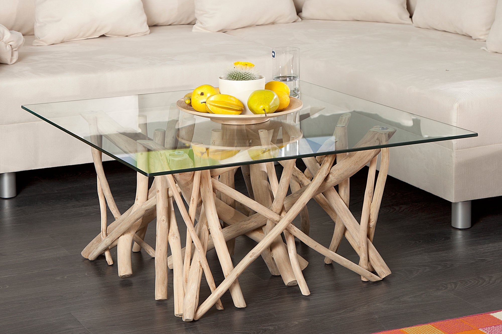 Coffee table DRIFTWOOD 60cm rack w/o glass plate