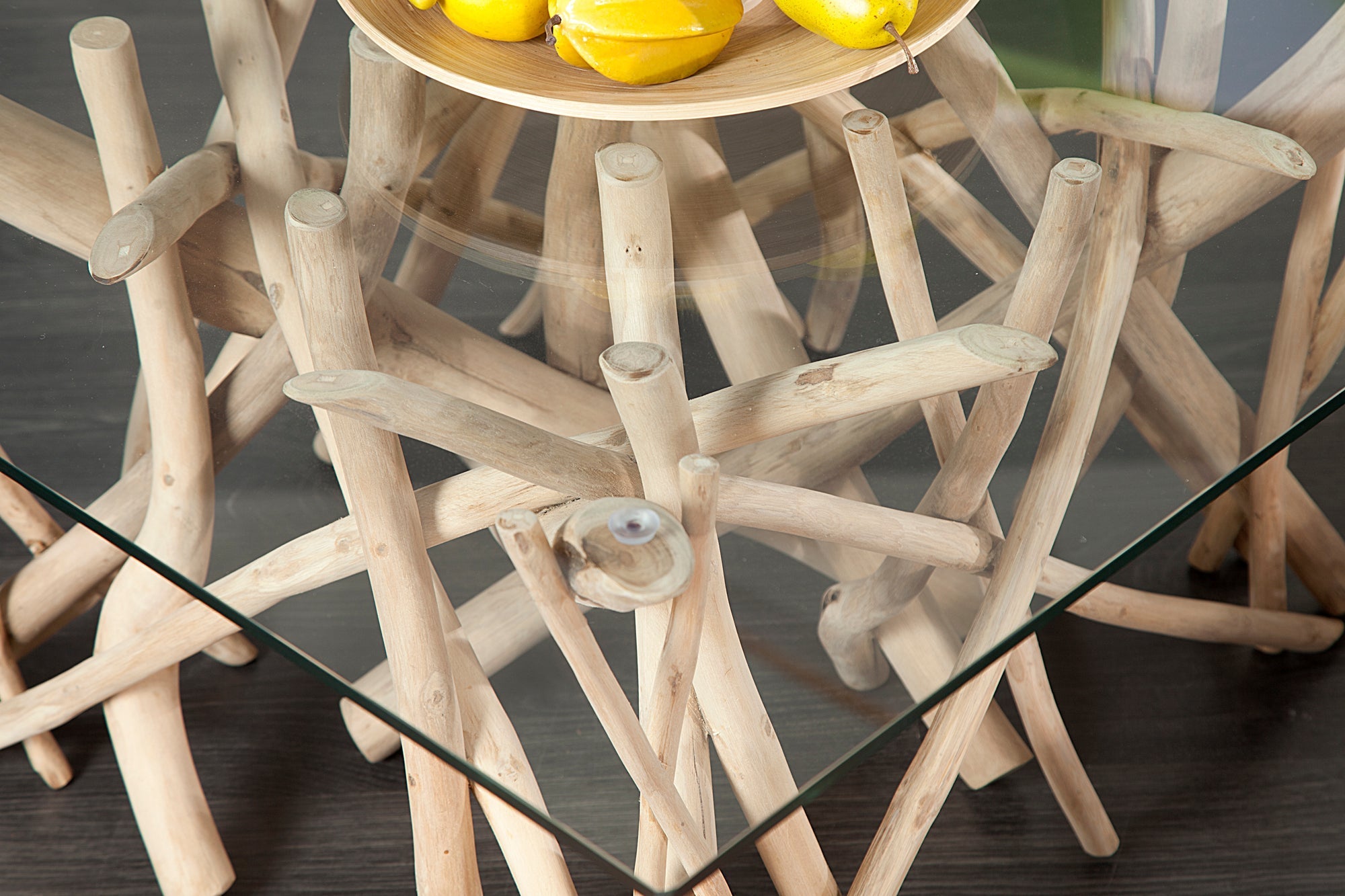 Coffee table DRIFTWOOD 60cm rack w/o glass plate