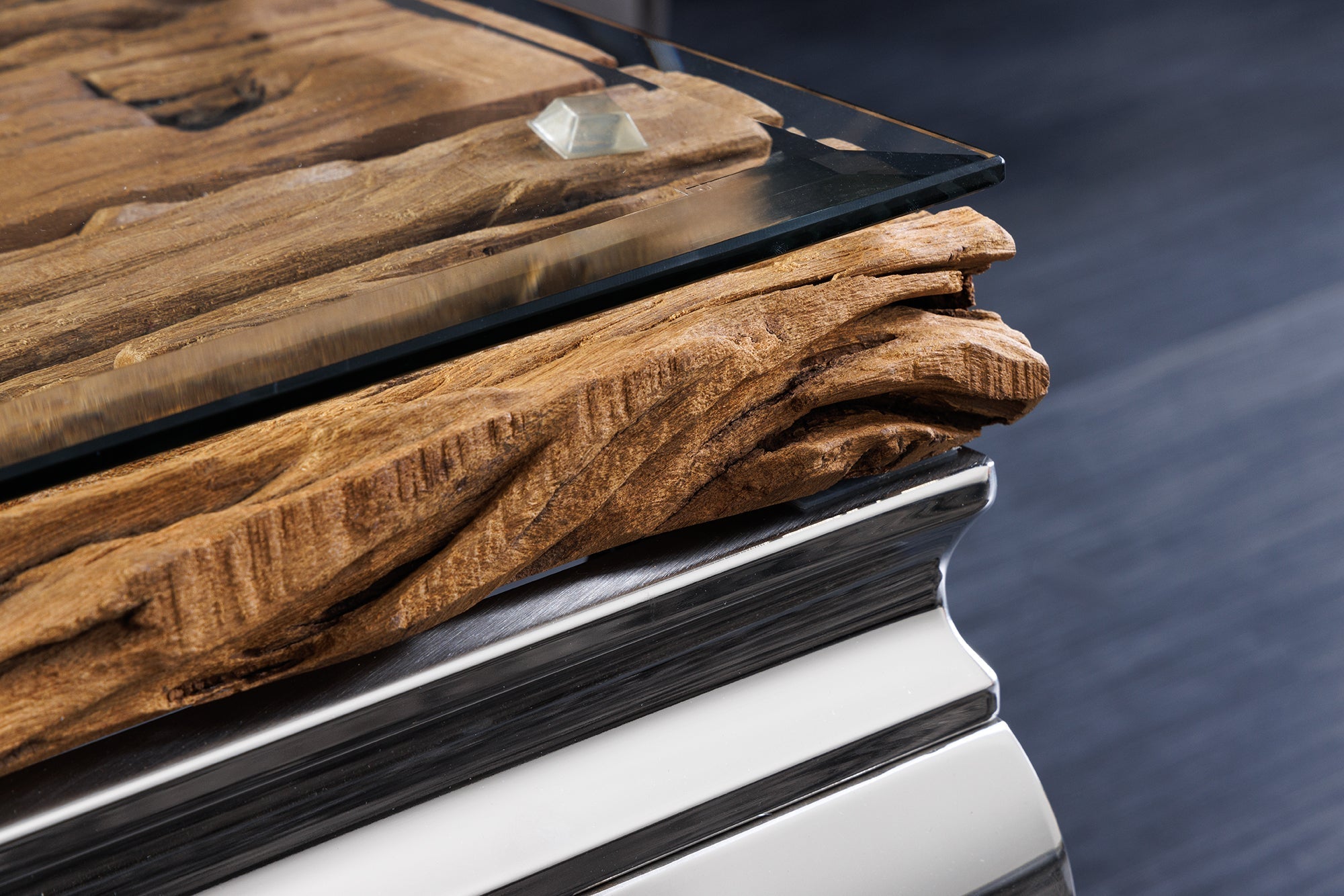 Coffee table top BARRACUDA 100x60cm teak wood
