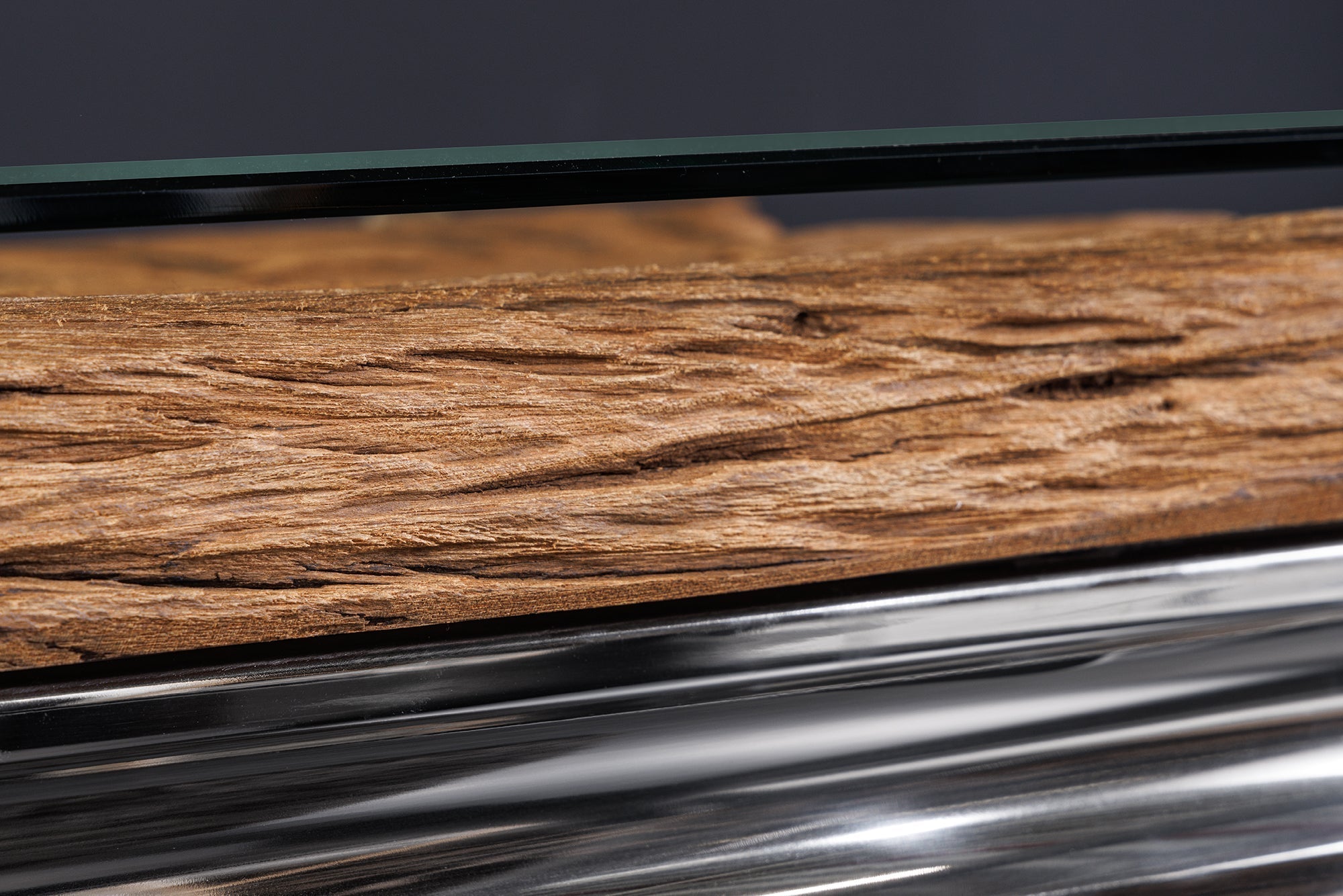 Coffee table top BARRACUDA 100x60cm teak wood