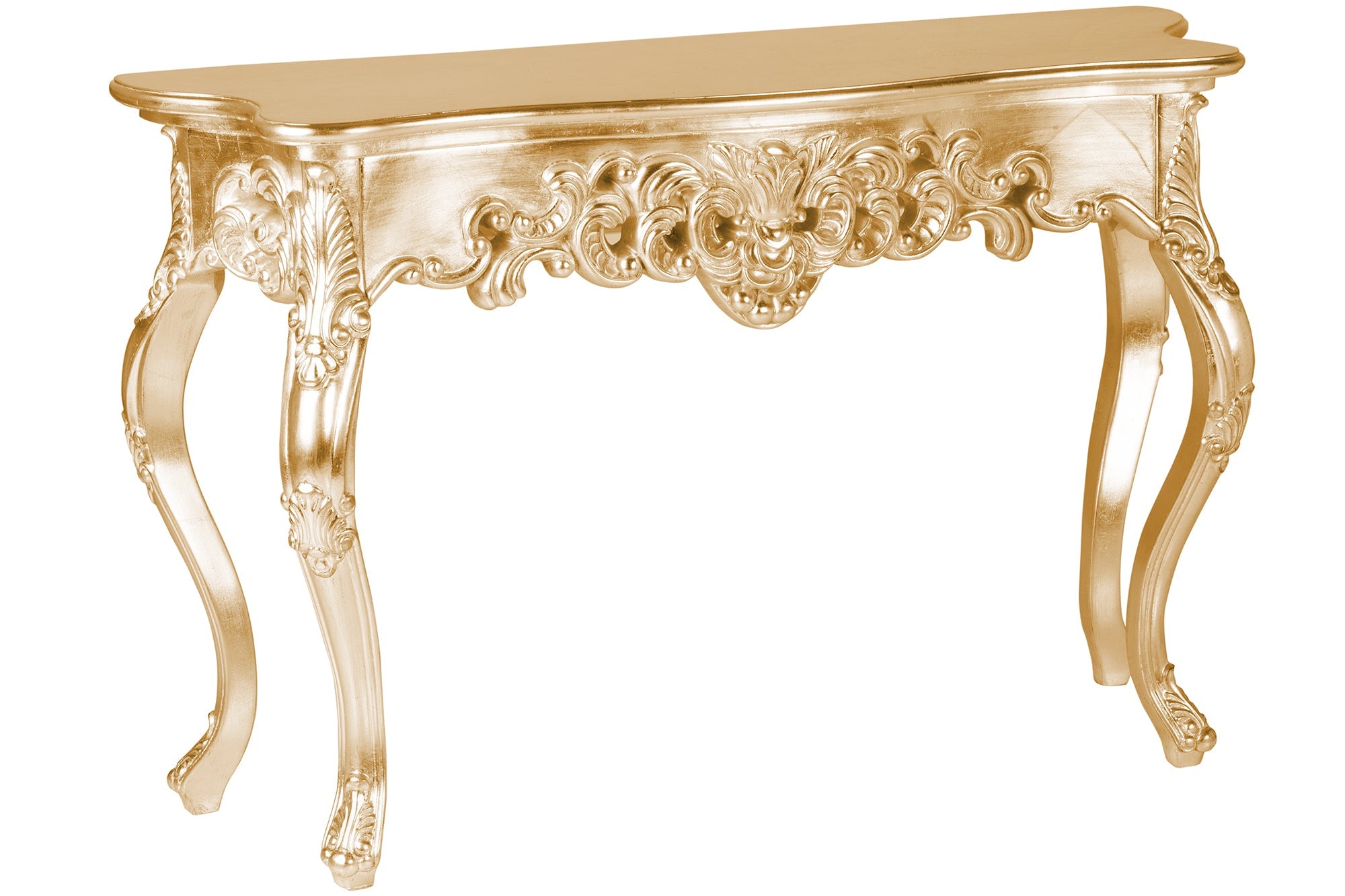 Elegante aparador VENICE 110cm de diseño barroco dorado hecho a mano