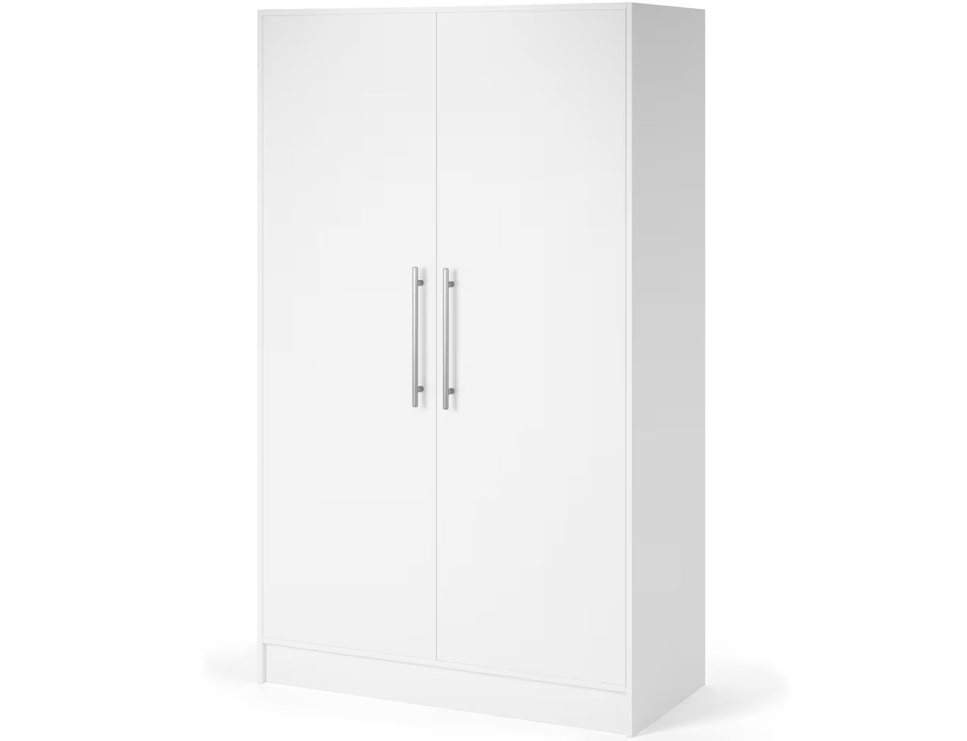 Armoire Dressing 2 Portes 120 cm – Design Moderne + Grand Rangement – Miroir Optionnel - NORVIA