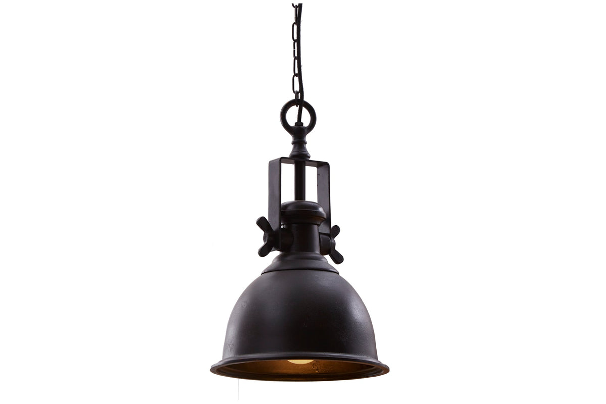 Design Hängelampe INDUSTRIAL 45cm schwarz bronze Industrial Stil