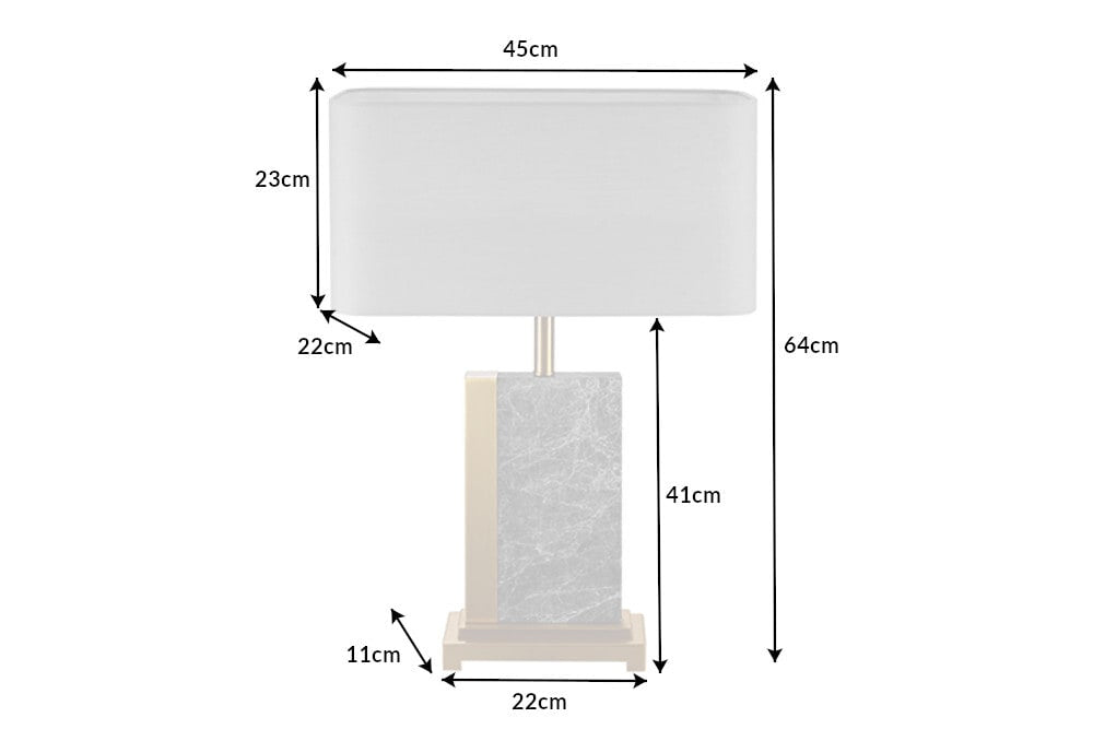 Dimensions de la table