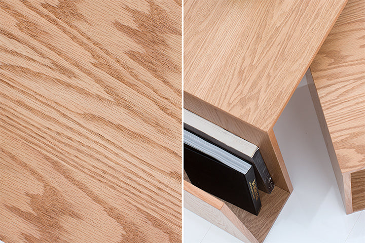 Meuble TV moderne ATELIER 200cm chêne naturel meuble bas en métal noir