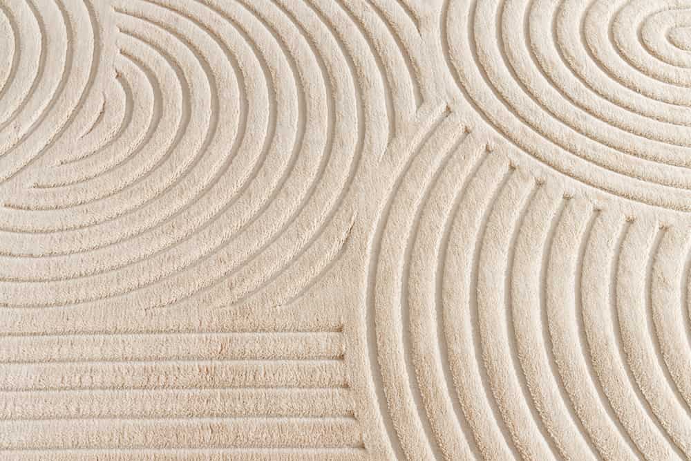 Tapis design WAVE 240x170cm gris effet 3D