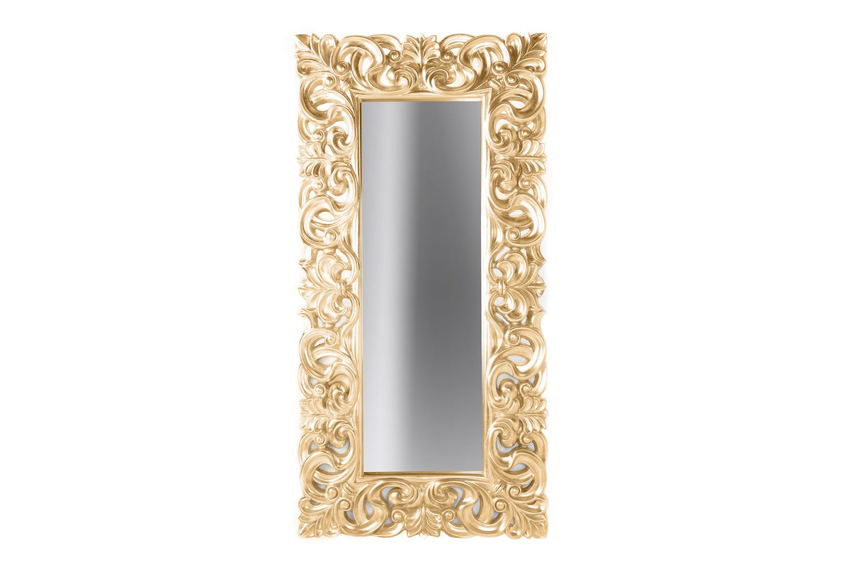 Élégant miroir mural VENICE 180x90cm doré style baroque antique