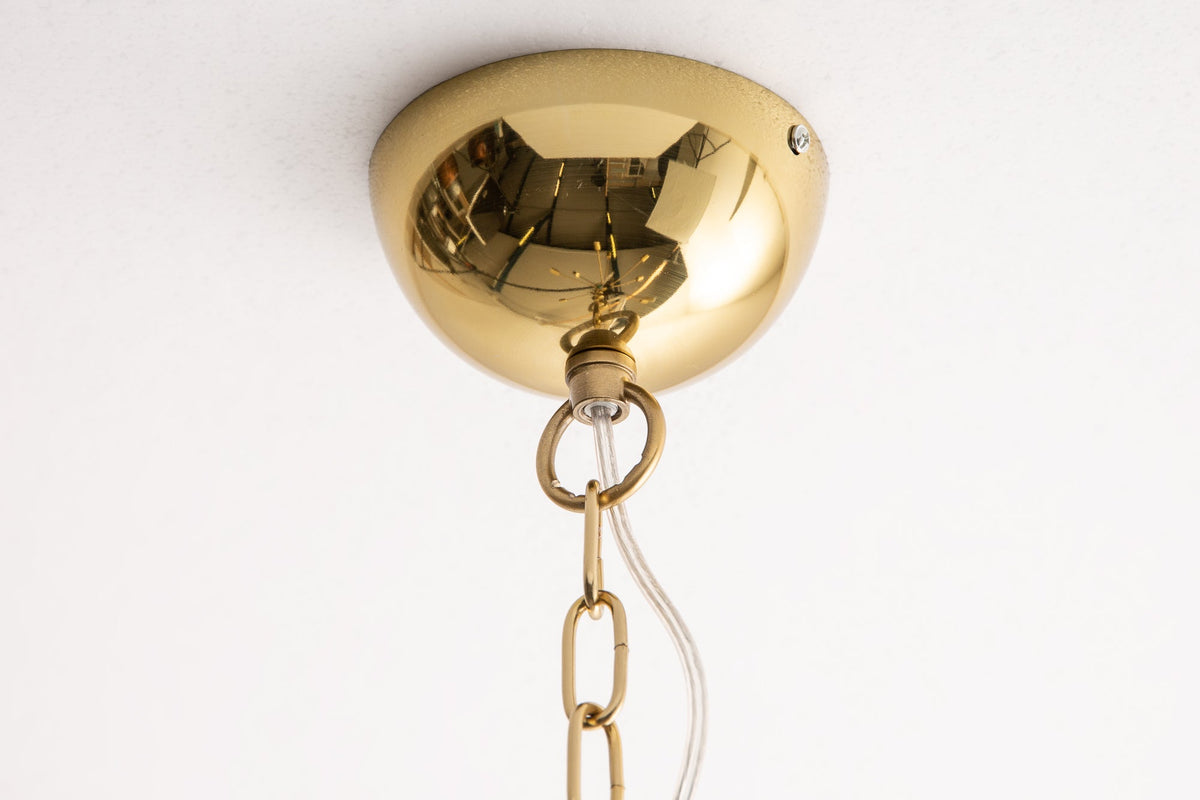 Elegante Hängelampe SPUTNIK 87cm gold mit 14 Leuchtarmen