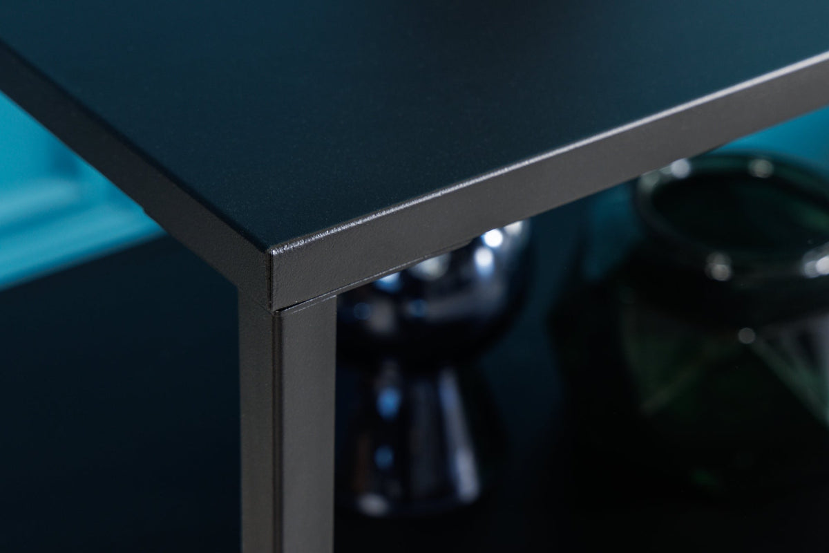 Etagère industrielle DURA STEEL 90cm console métal noir