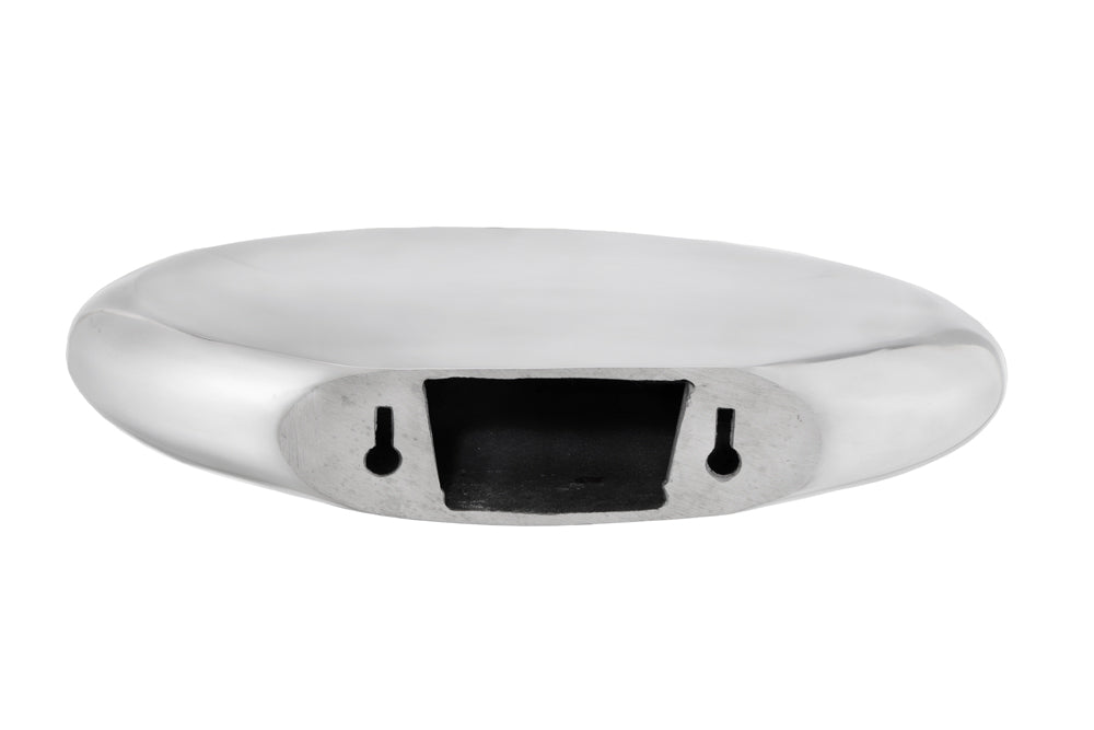 Etagère murale design moderne TEAR 40cm aluminium argenté