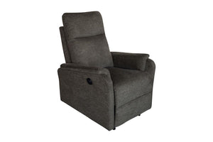 Exclusif 1er fauteuil de cinéma HOLLYWOOD vert tissu structuré position d'inclinaison électrique