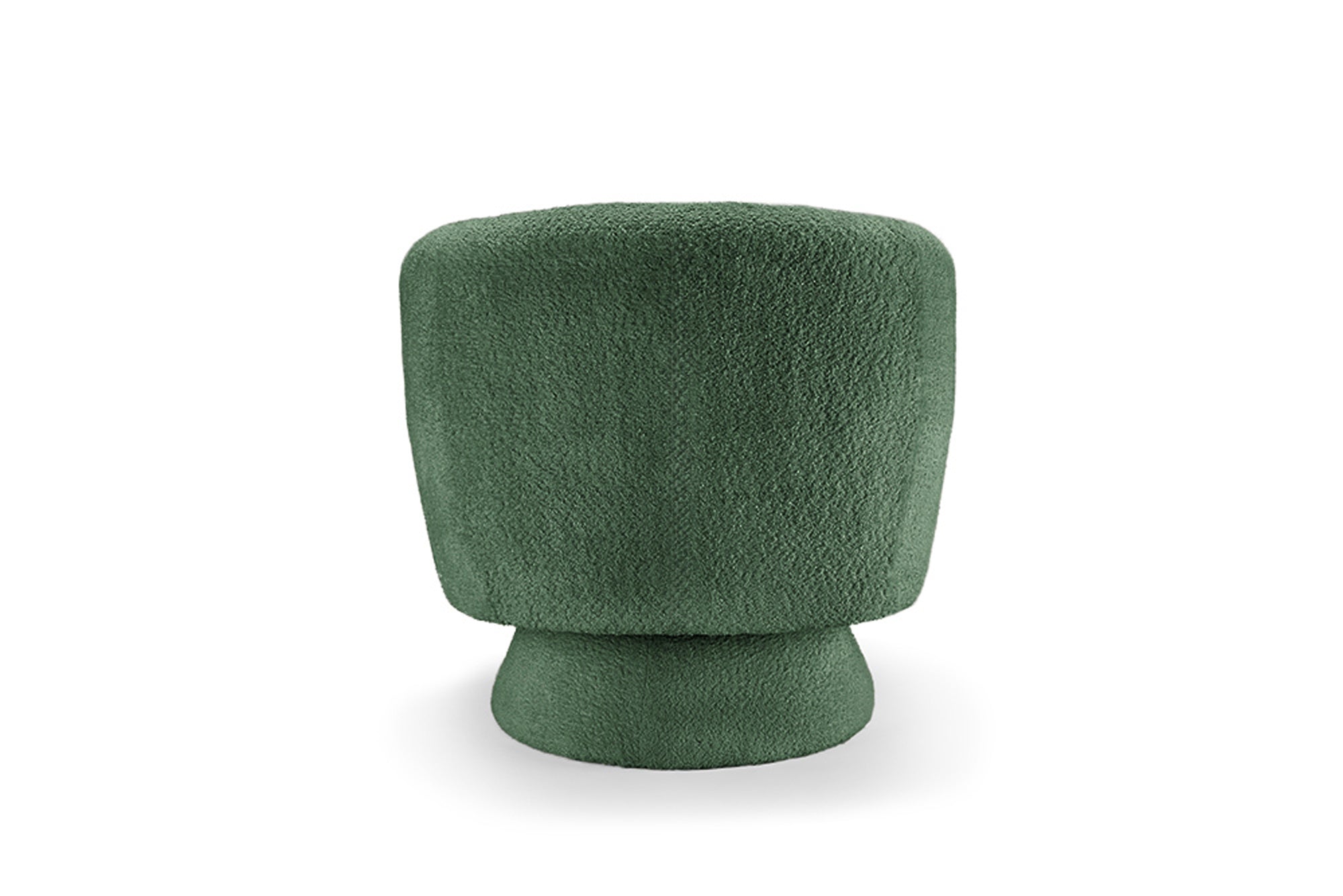 Fauteuil design pivotant BOSSA NOVA 80cm vert mousse Bouclé