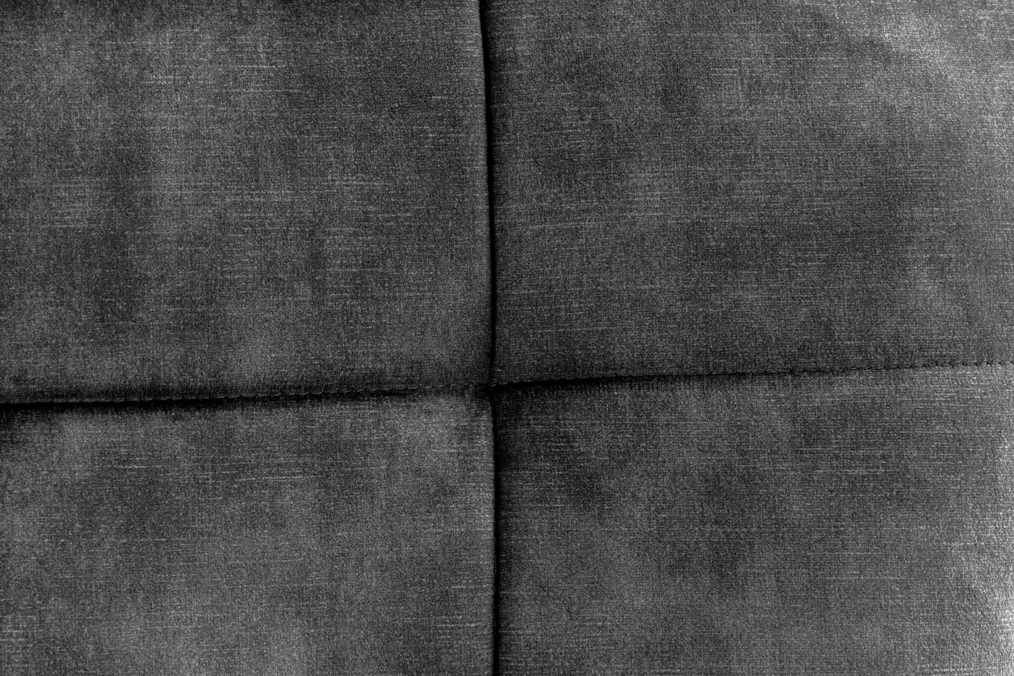Fauteuil moderne SCANDINAVIA velours gris pieds métal noir avec accoudoirs