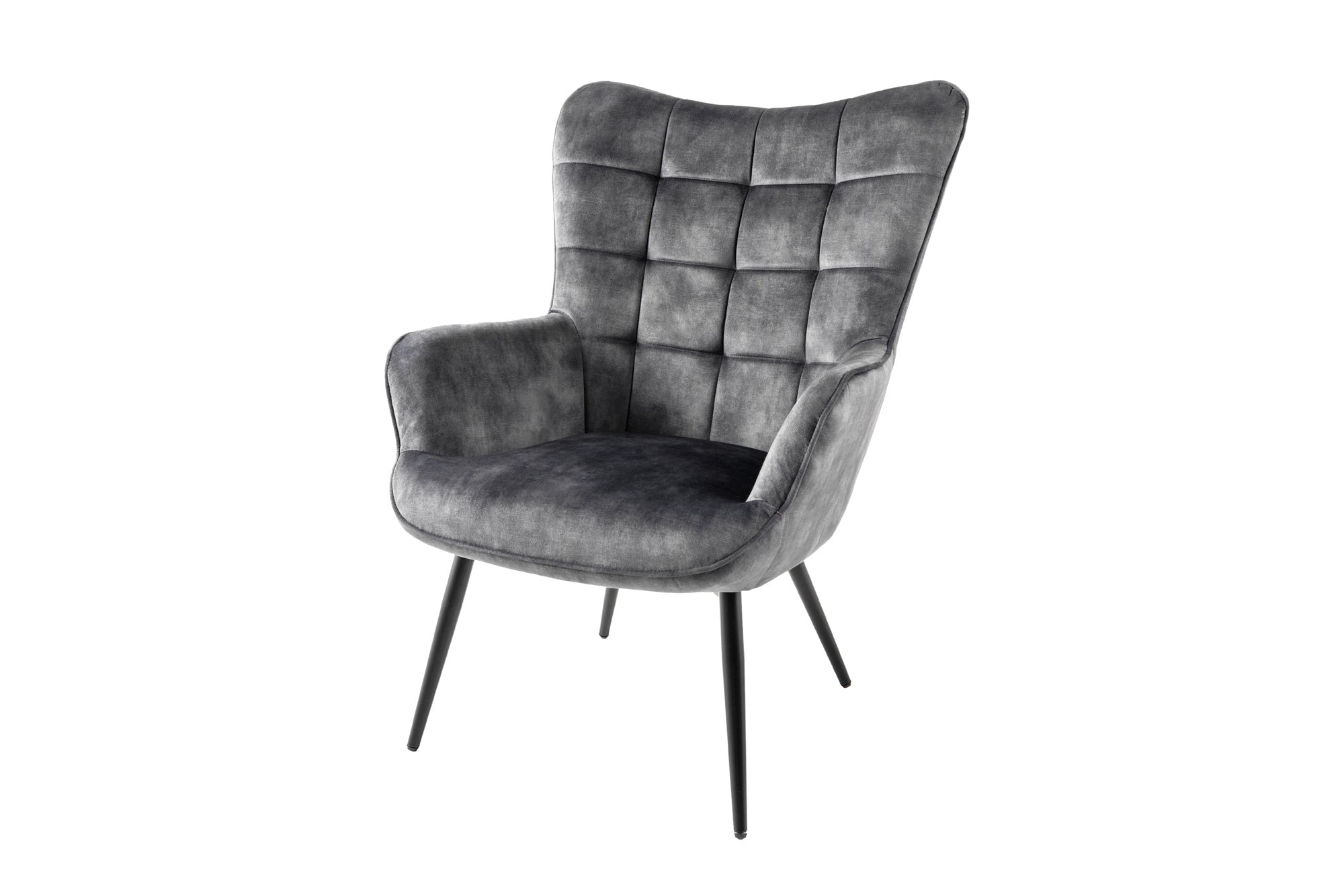 fauteuil-moderne-scandinavia-velours-gris-pieds-metal-noir-avec-accoudoirs_44020 (inv)