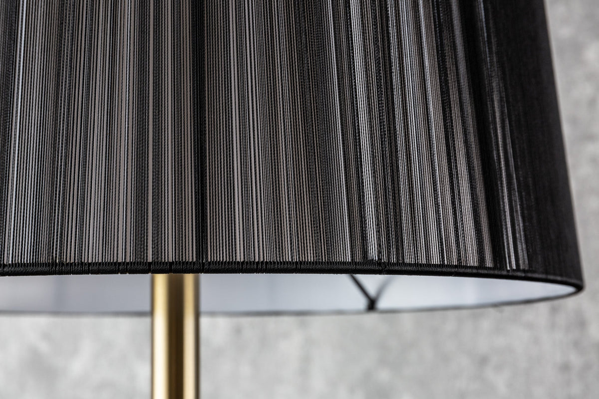 Lampadaire baroque LUCIE 160cm lampadaire brossé or noir