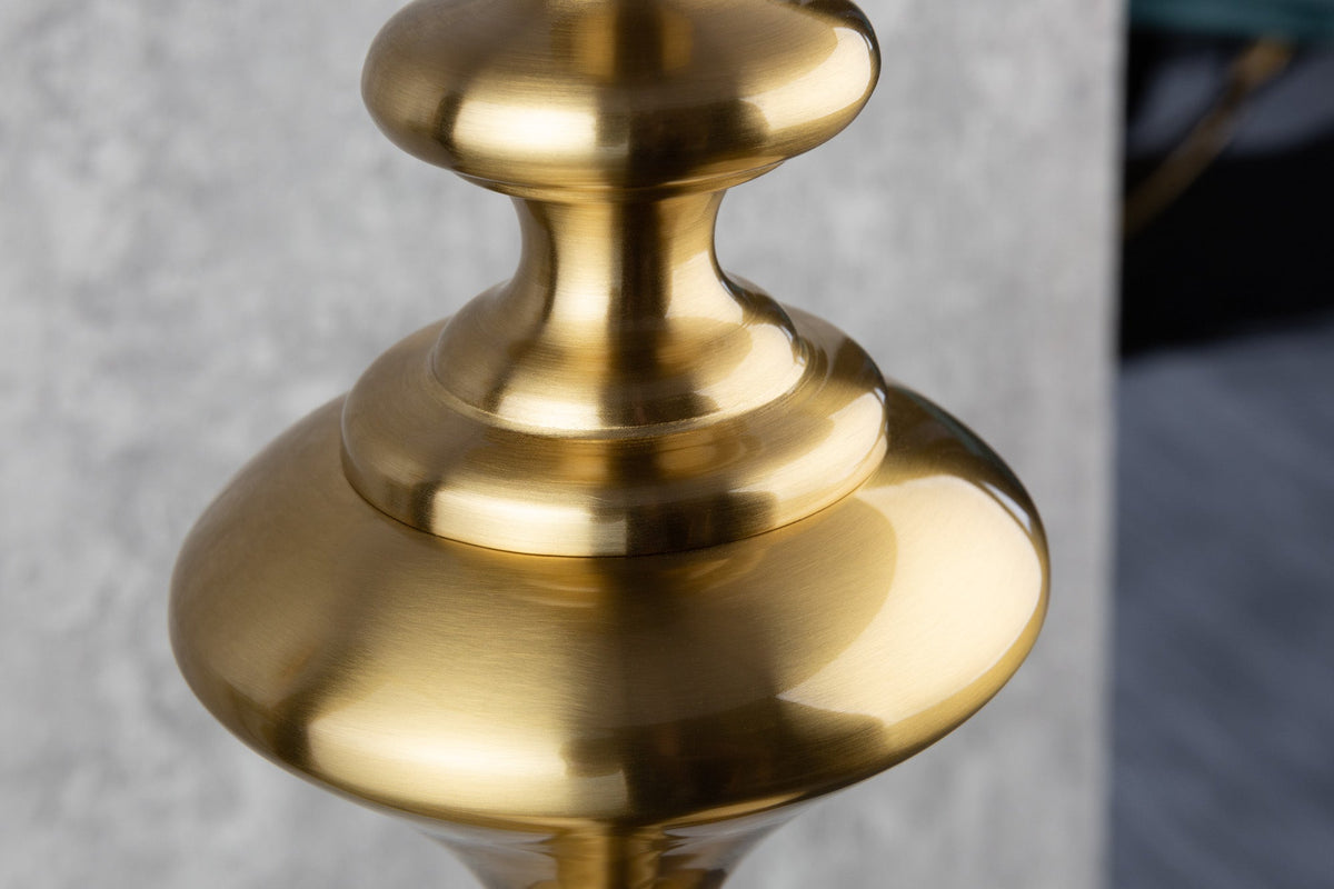 Lampadaire baroque LUCIE 160cm lampadaire brossé or noir