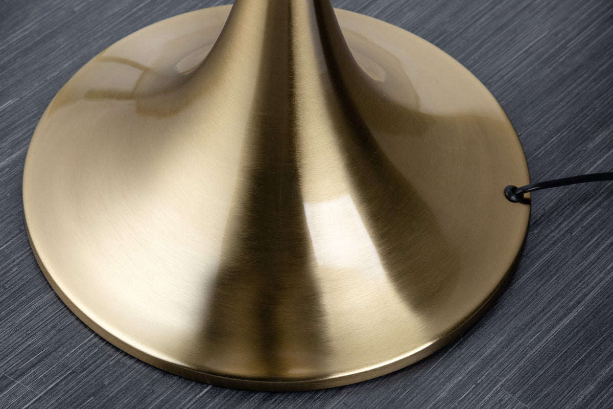Lampadaire baroque LUCIE 160cm lampadaire brossé or noir