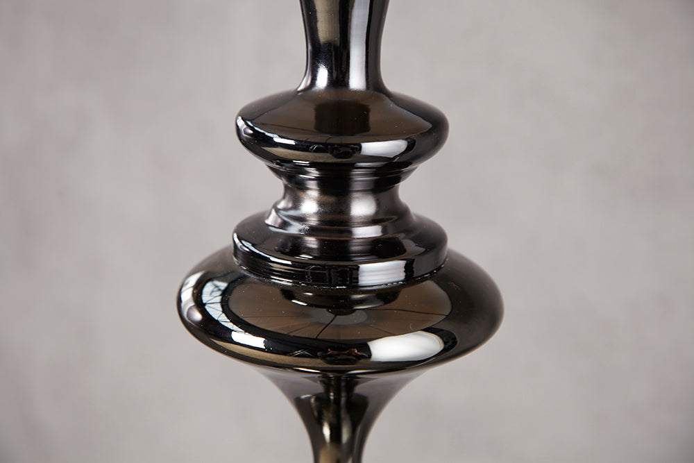Lampadaire design élégant LUCIE 160cm lampadaire noir de style baroque