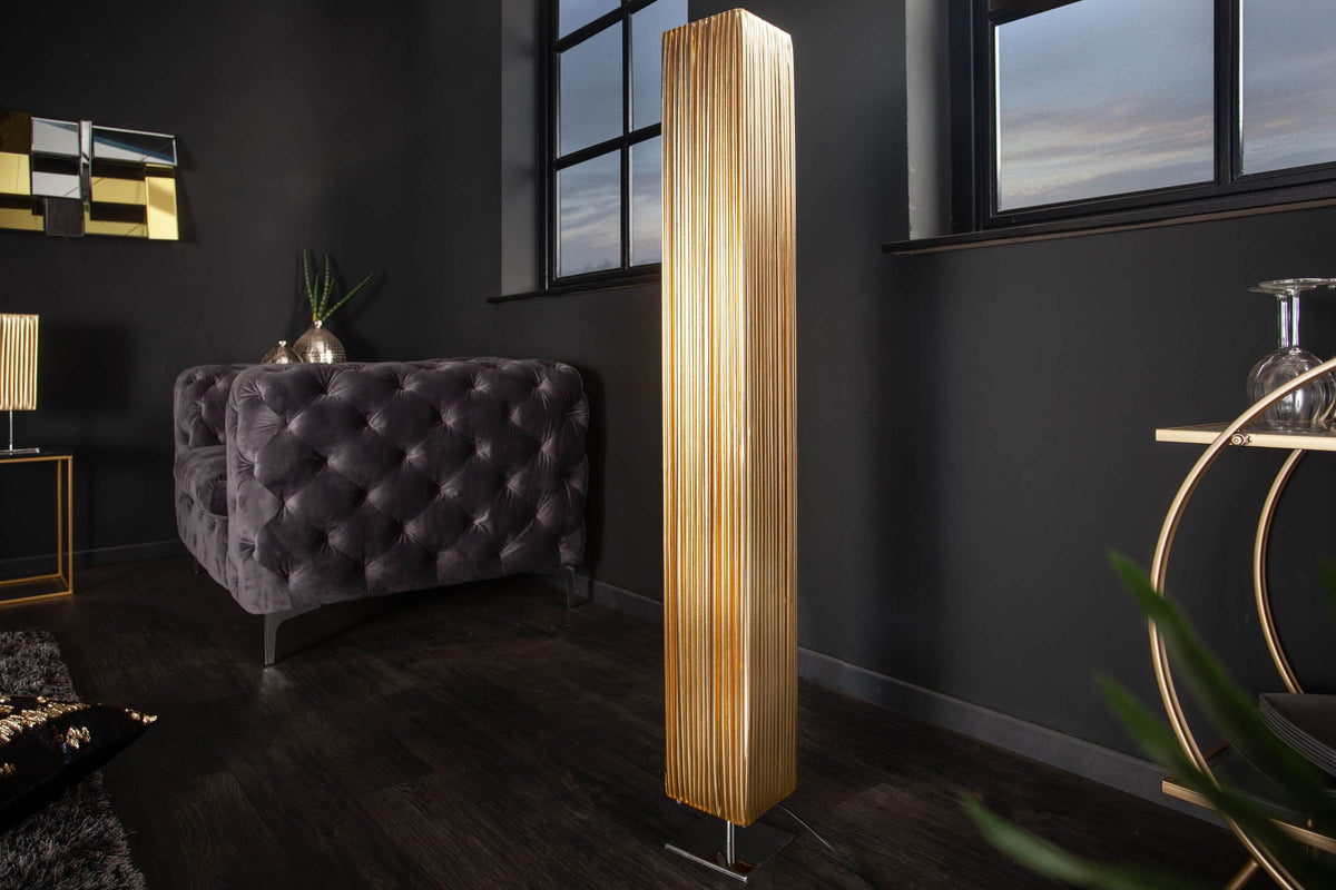 Lampadaire design moderne PARIS Lampadaire doré 120cm