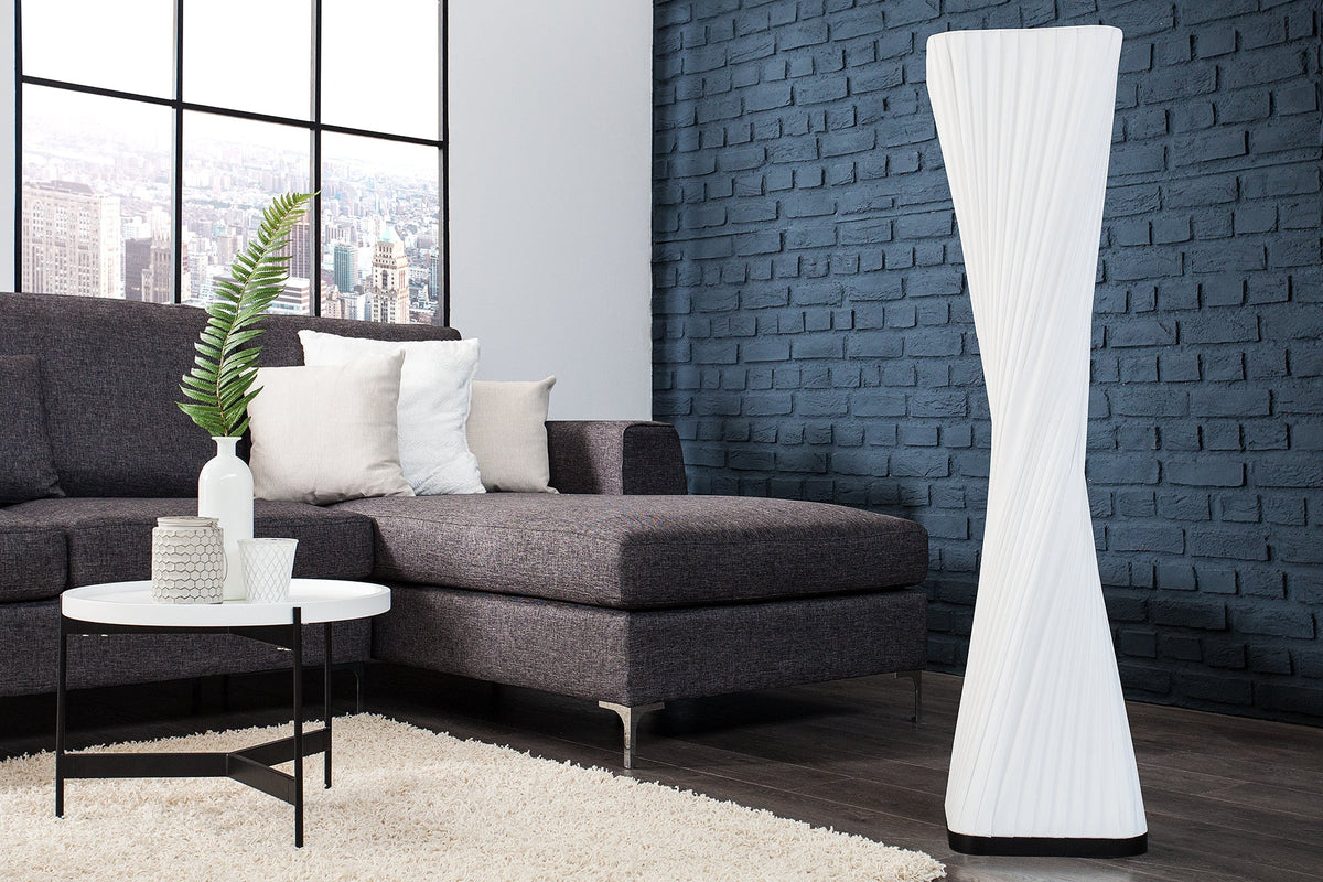 Lampadaire design moderne PARIS X Lampadaire blanc 120cm