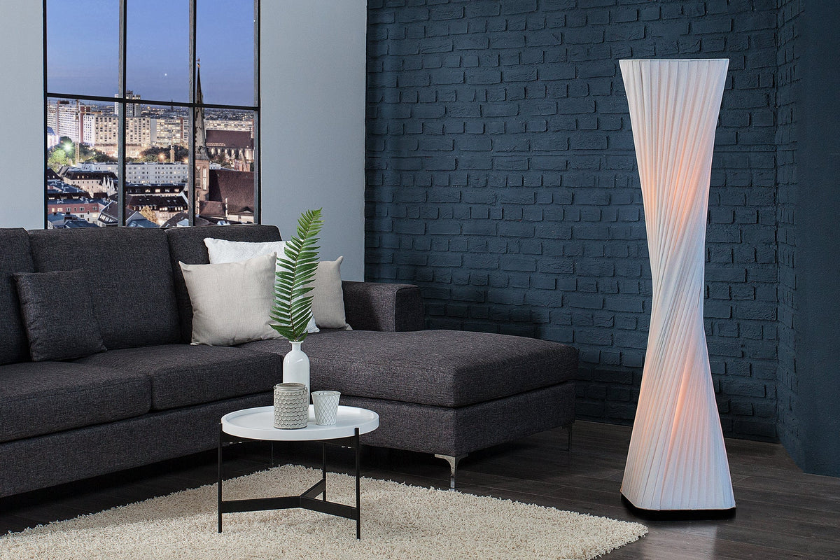 Lampadaire design moderne PARIS X Lampadaire blanc 120cm