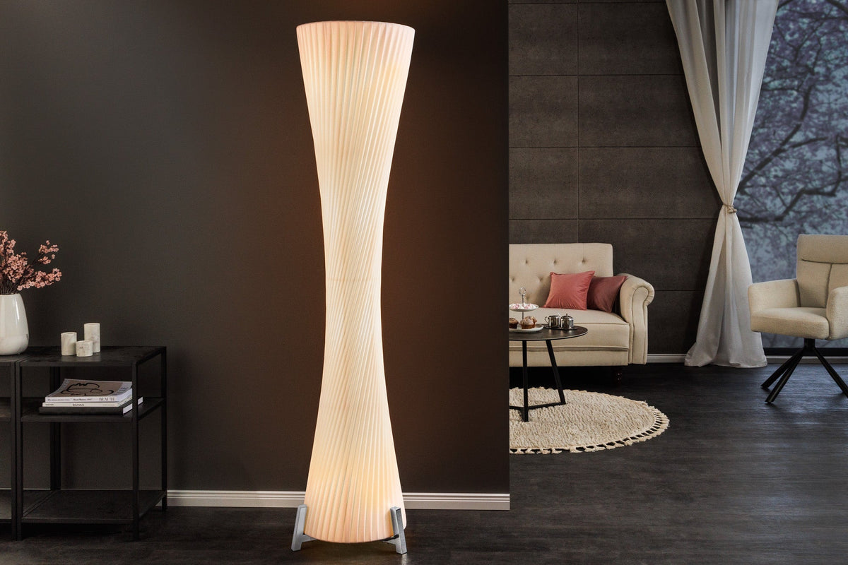 Lampadaire design moderne PARIS X Lampadaire blanc 180cm