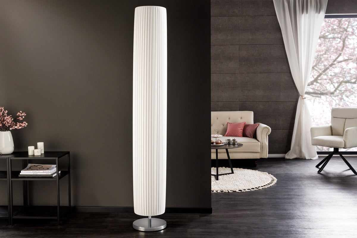 Lampadaire design moderne SALONE 195cm lampadaire blanc