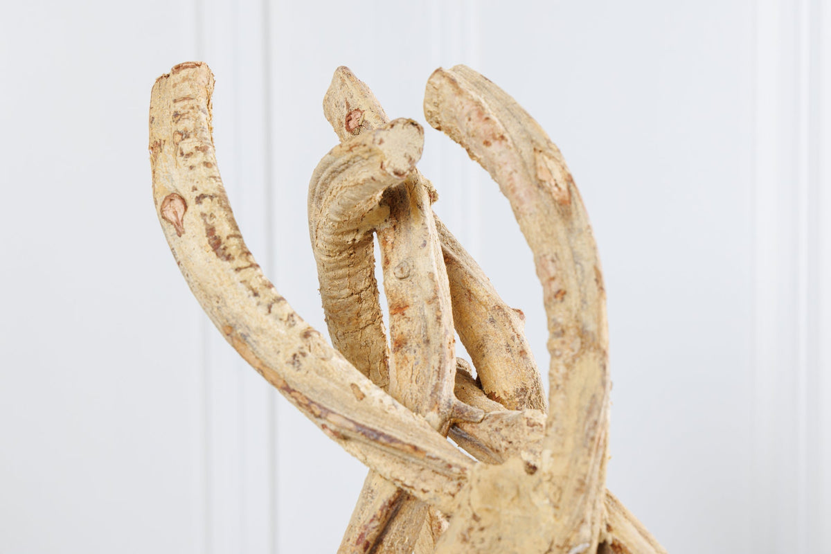 Lampadaire design VIGNE 150cm en bois massif recyclé naturel fait main