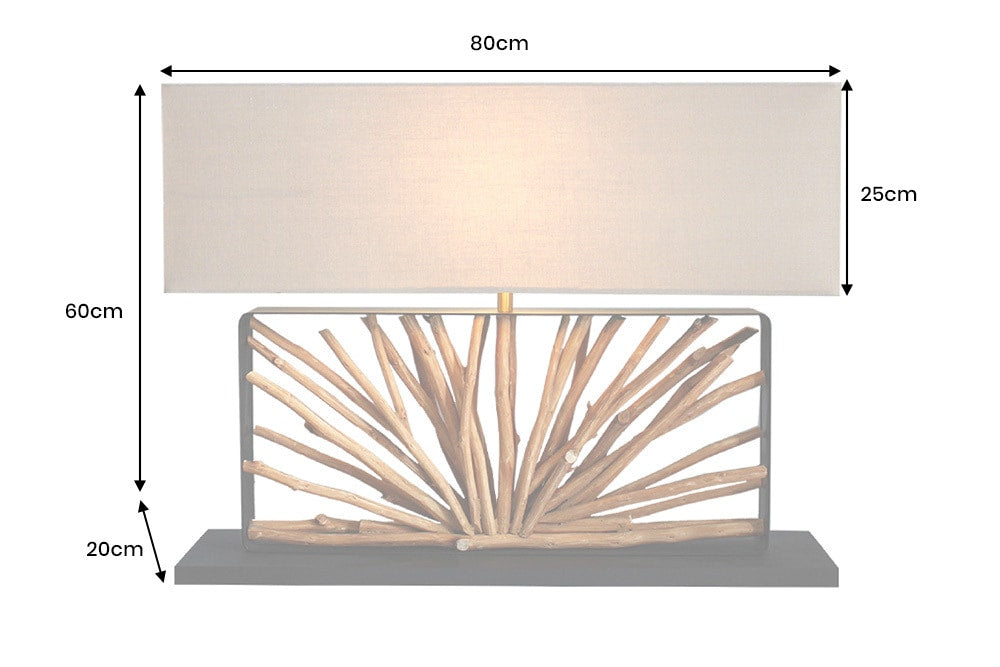 Dimensions de la table