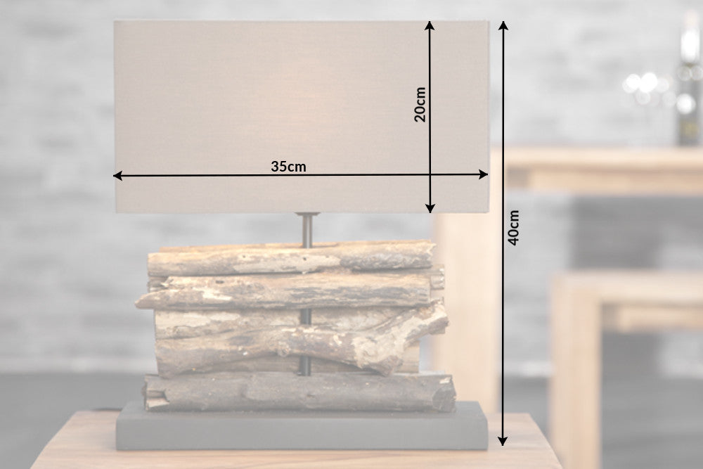 Dimensions de la table