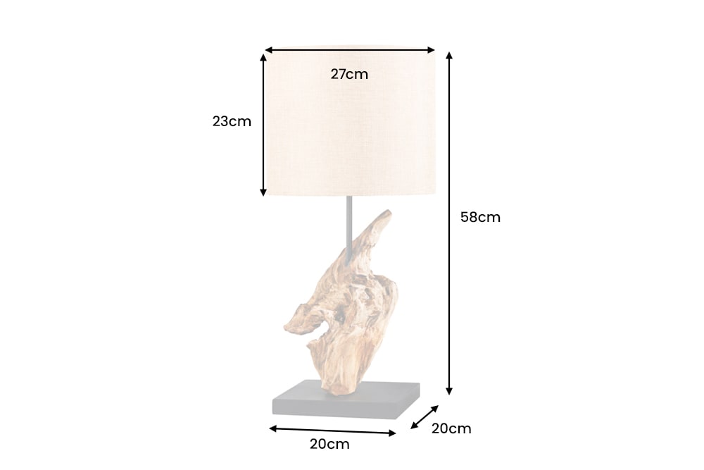 Dimensions de la table