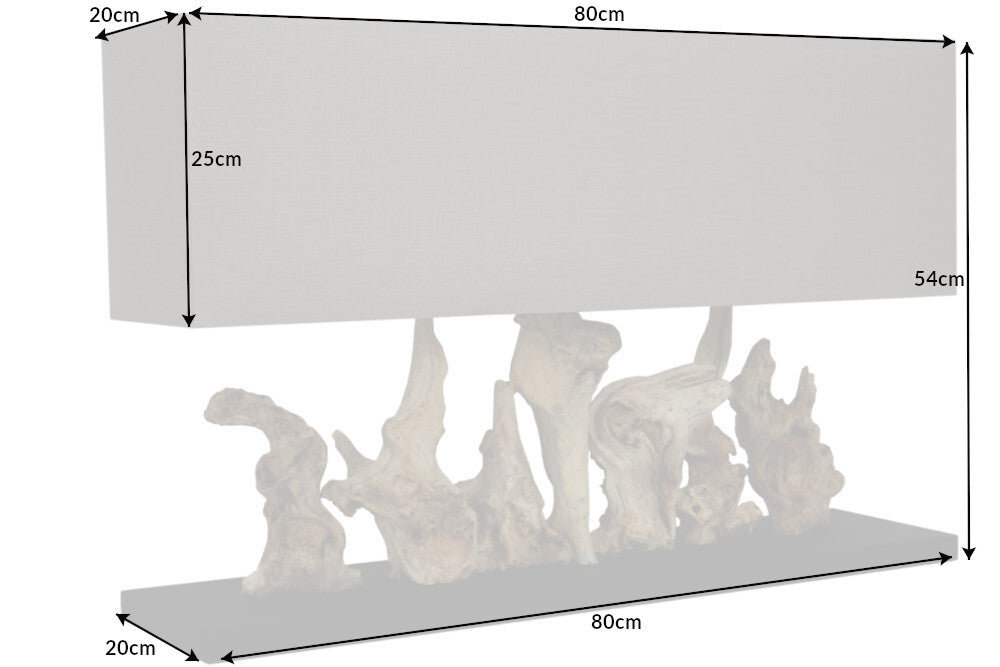 Dimensions de la table