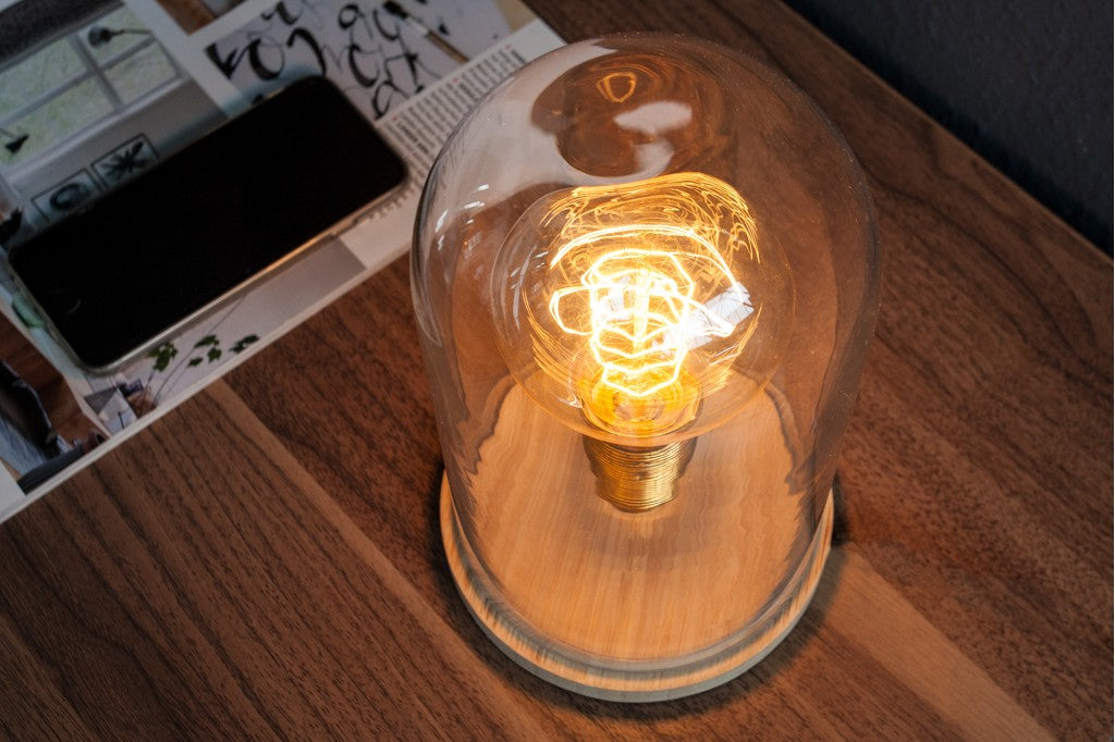 Lampe de table industrielle EDISON Lampe de table ampoule 22cm