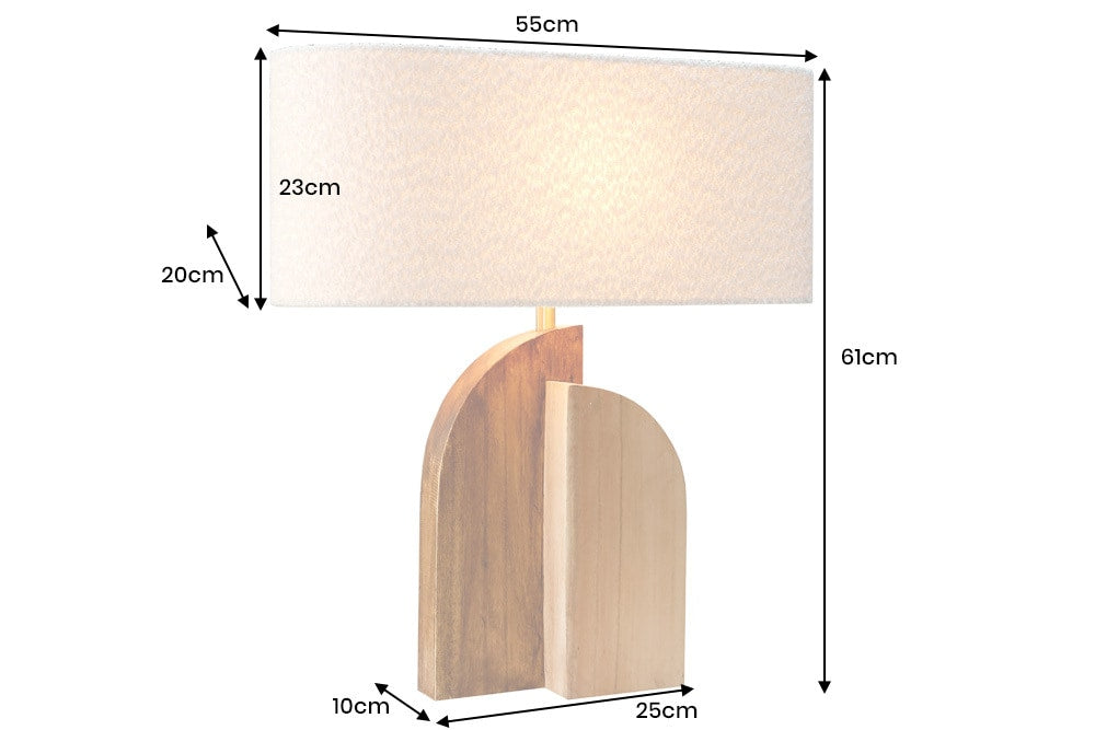 Dimensions de la table
