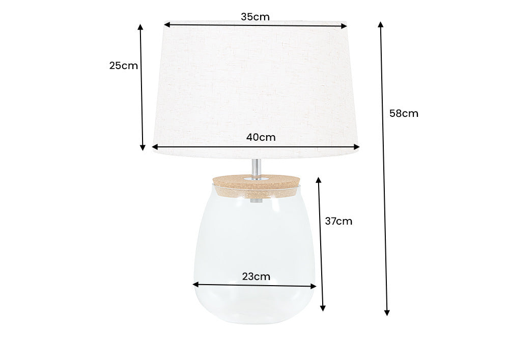 Dimensions de la table