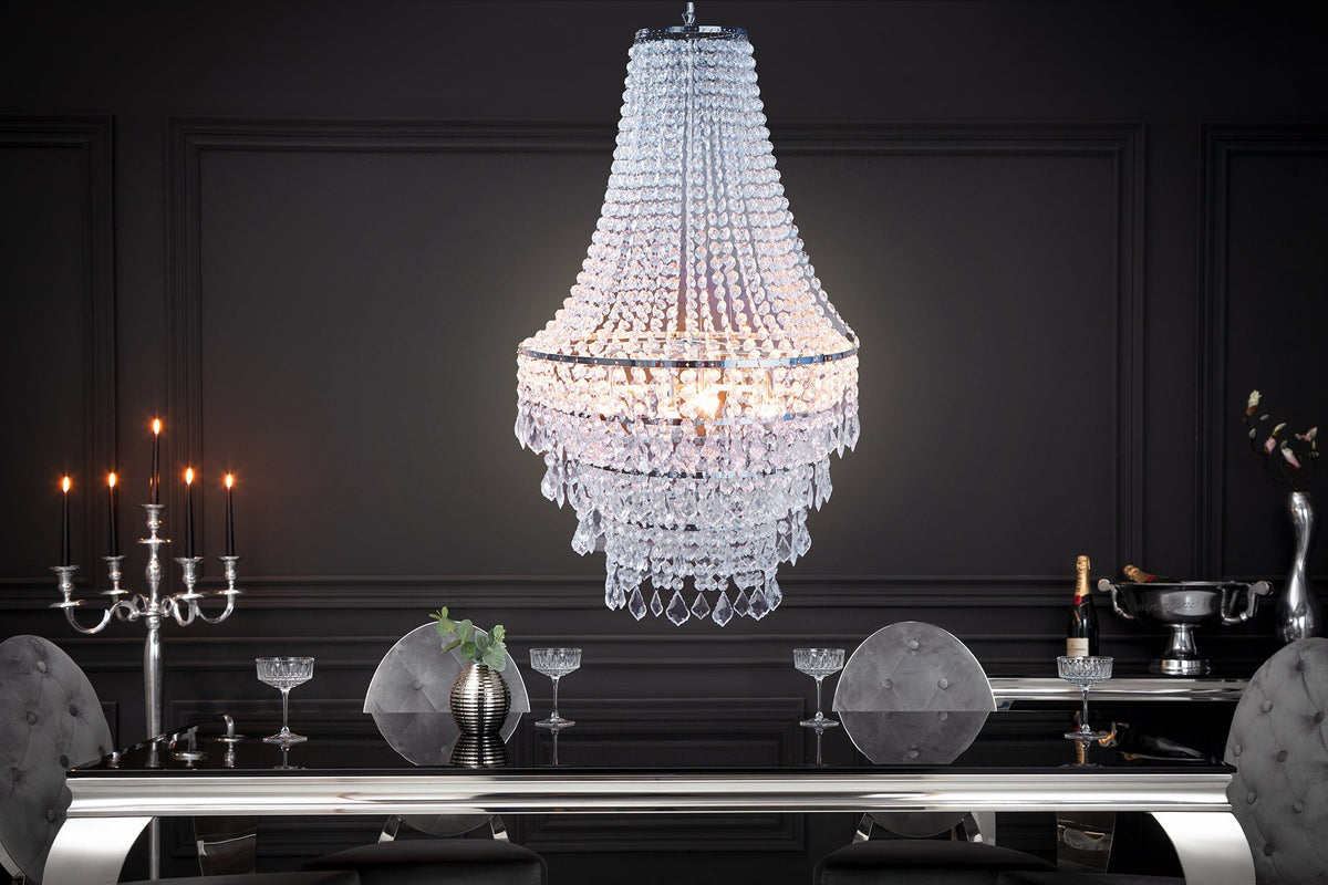 Lustre extravagant ROYAL XL 105cm lampe suspendue baroque