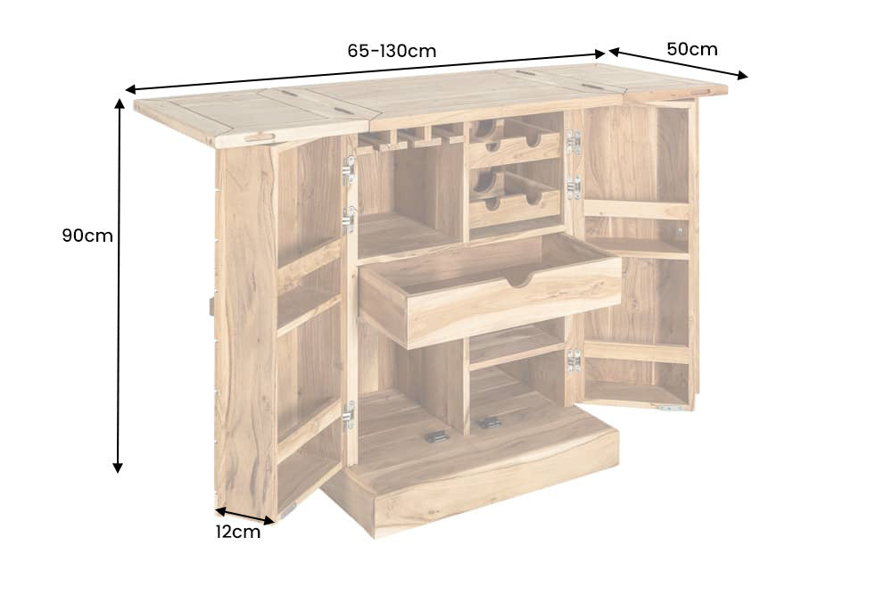 Dimensions de la table