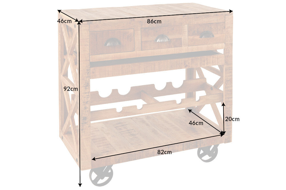 Dimensions de la table