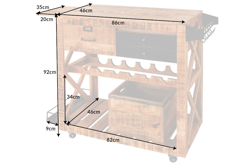 Dimensions de la table