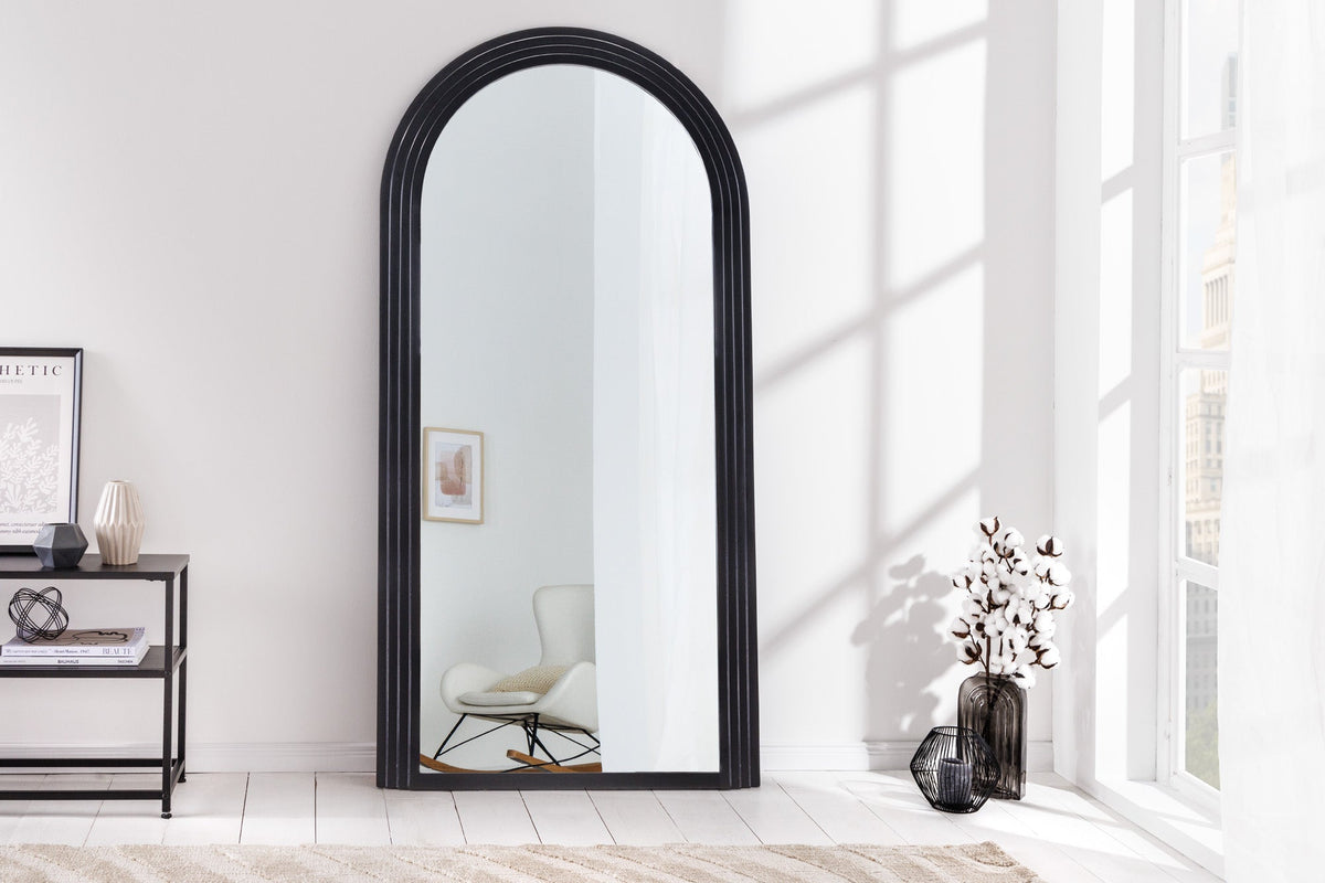 Miroir mural design ART DECO 160cm noir