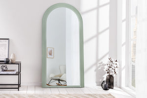 Miroir mural design ART DECO 160cm vert sauge