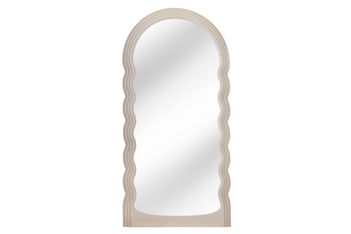 Miroir mural design WAVE 160cm grège