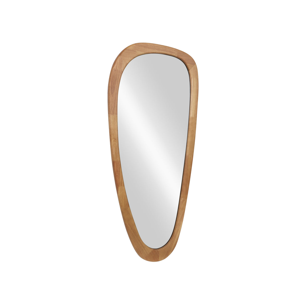 Miroir mural massif ORGANIC 120cm naturel design bois de chêne