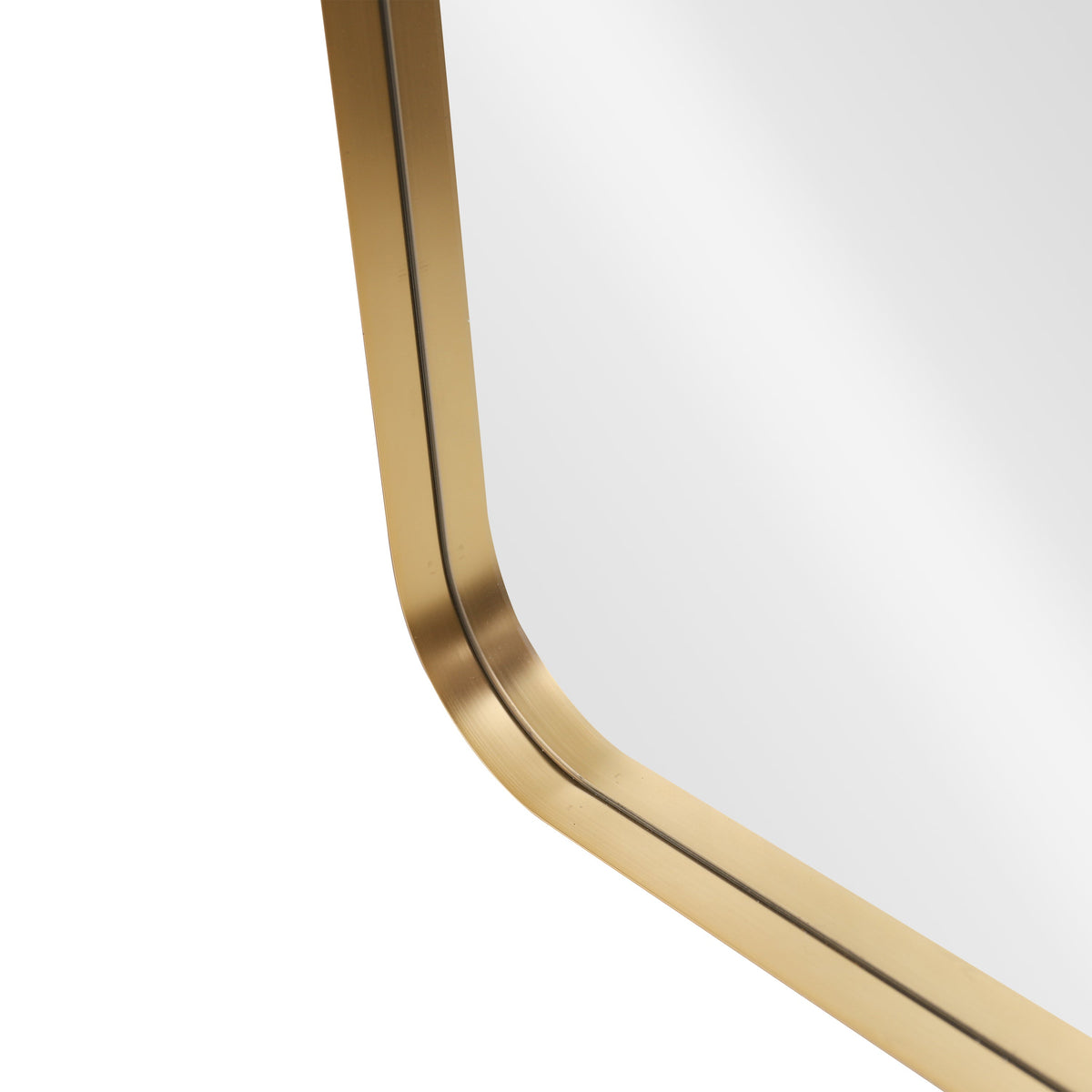 Miroir mural moderne ARCA 160cm or Aluminium