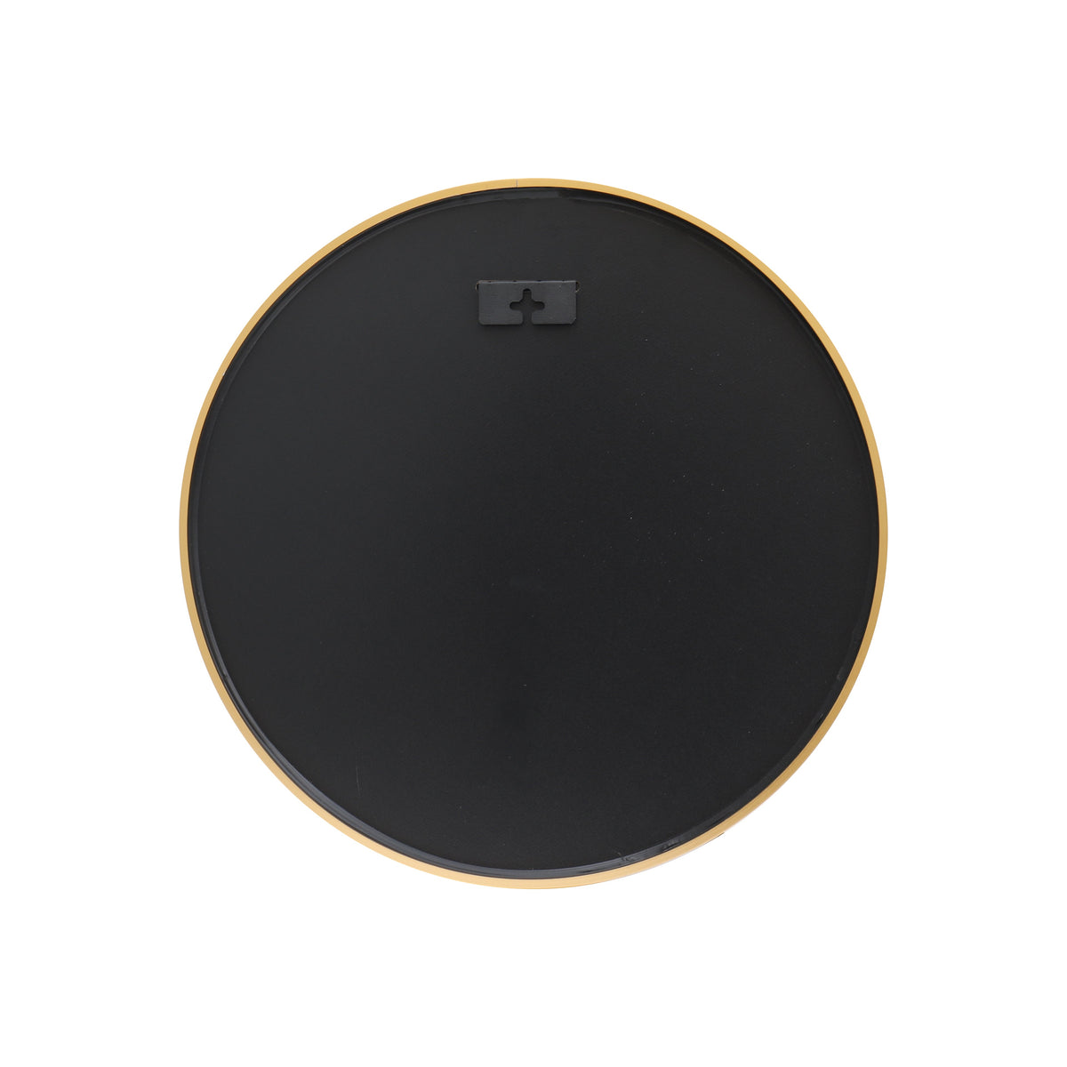 Miroir mural rond PORTRAIT 40cm or avec cadre en métal